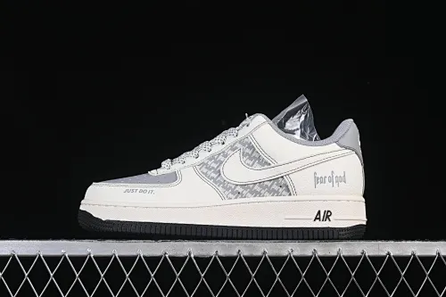 All Categories Nk Air Force 1 Air Force Series Nk Air Force 1 Low Air Force Low NIke Air Force 1'07 Low Joint Beige Black Starry Air Force 1 Low-top Casual Sneakers JP8028-008